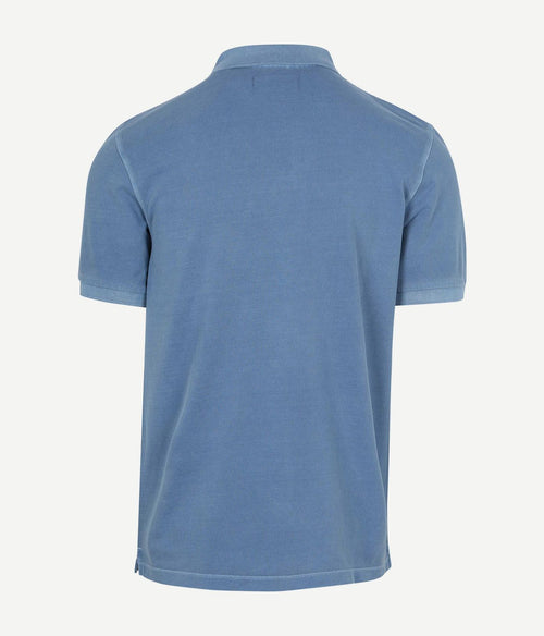 Poloshirt piqué provincial blauw