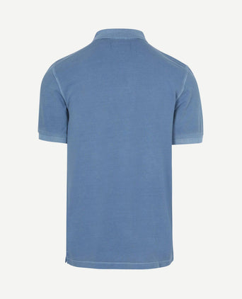 Poloshirt piqué provincial blauw