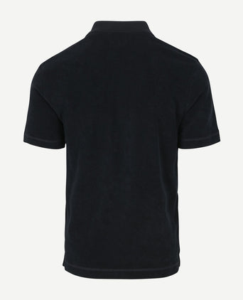 Poloshirt riva terry cloth donkerblauw