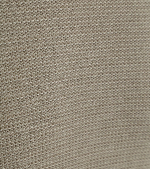 Pullover crewneck cotton/linen gray silk