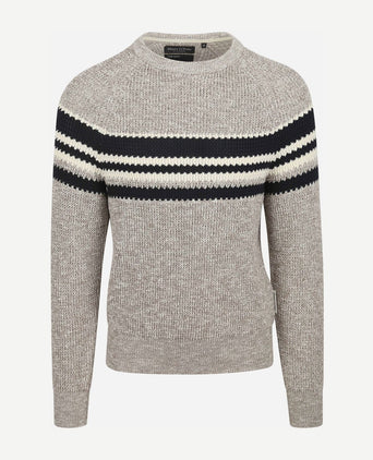 Marc o'polo pullover grijs melange | Regular-fit
