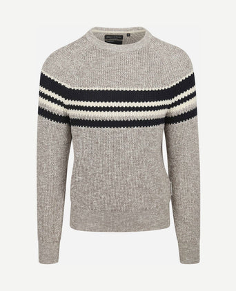 Pullover grijs melange