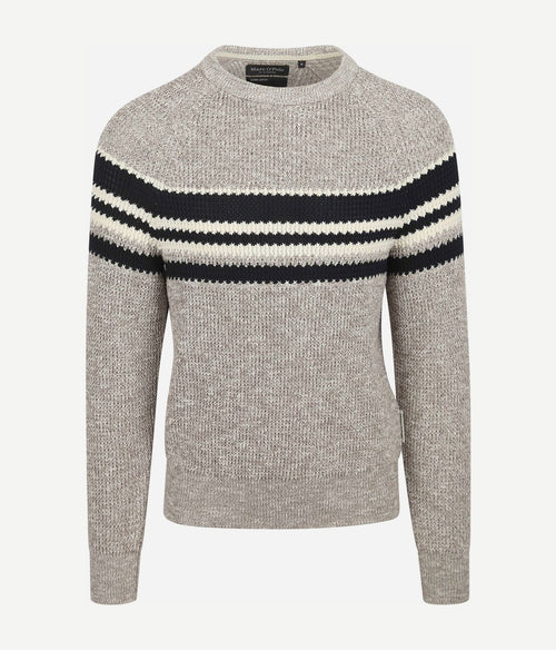 Marc o'polo pullover grijs melange | Regular-fit