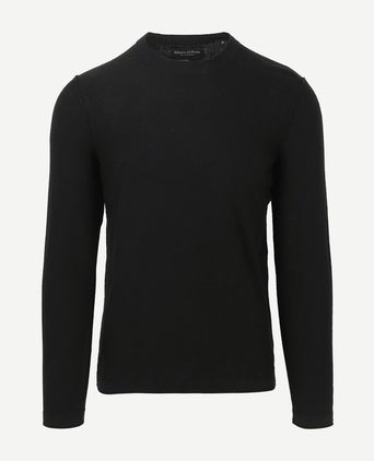 Marc o'polo pullover linen blend donkerblauw | Regular-fit