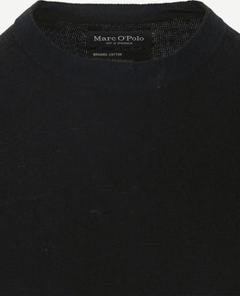 Pullover linen blend donkerblauw