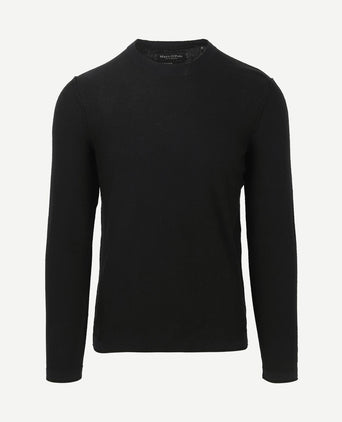 Pullover linen blend donkerblauw