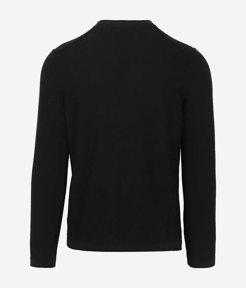 Marc o'polo pullover linen blend donkerblauw | Regular-fit