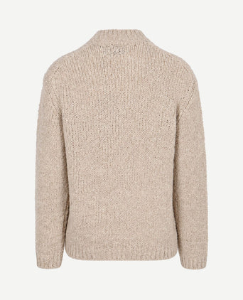 Pullover melange medium beige