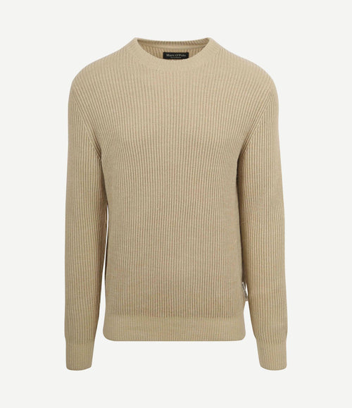 Pullover wol blend beige