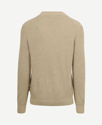 Pullover wol blend beige
