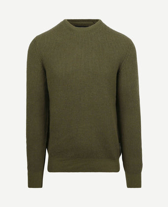 Pullover wol blend groen