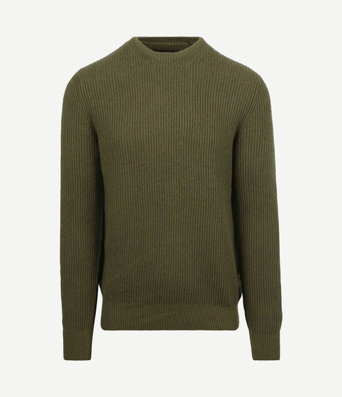 Pullover wol blend groen