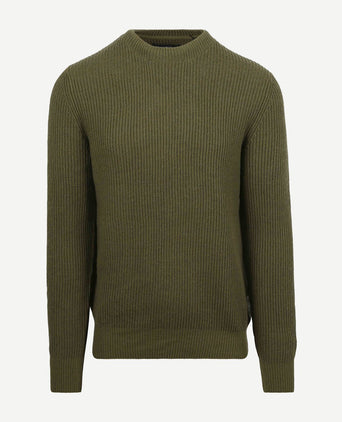 Marc o'polo pullover wol blend groen | Regular-fit