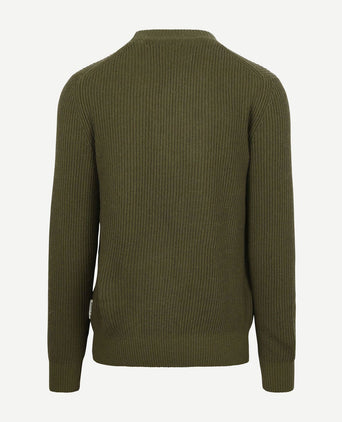 Pullover wol blend groen