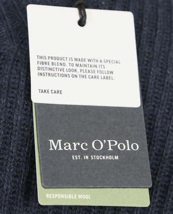 Pullover wol blend donkerblauw