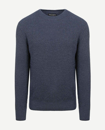 Pullover wol blend donkerblauw