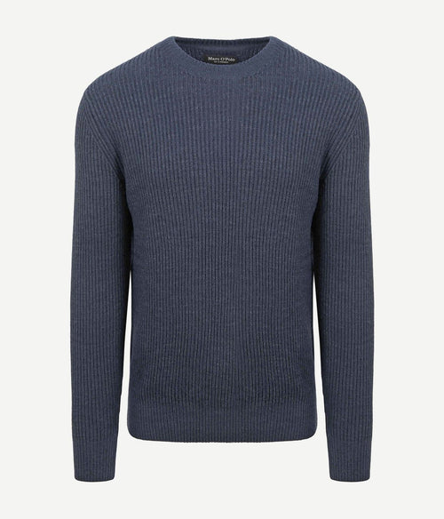 Marc o'polo pullover wol blend donkerblauw | Regular-fit