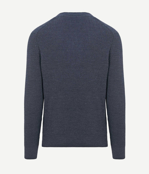 Marc o'polo pullover wol blend donkerblauw | Regular-fit