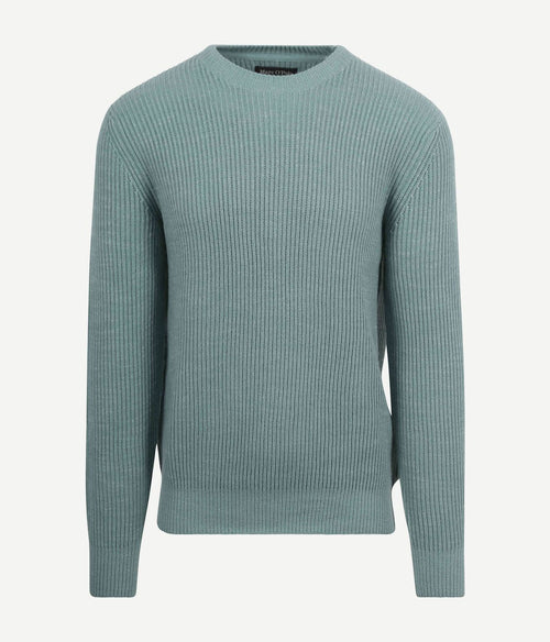 Marc o'polo pullover wol blend staalblauw | Regular-fit