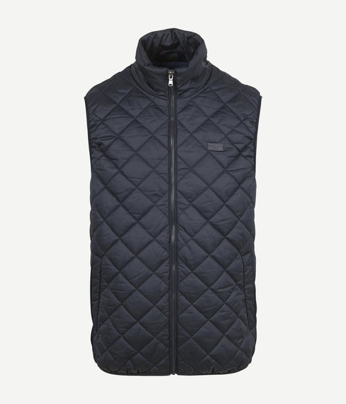 McGregor quilted bodywarmer donkerblauw | Slim-fit