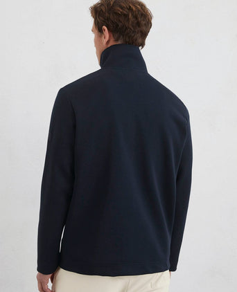 Marc o'polo scuba interlock overshirt donkerblauw | Regular-fit