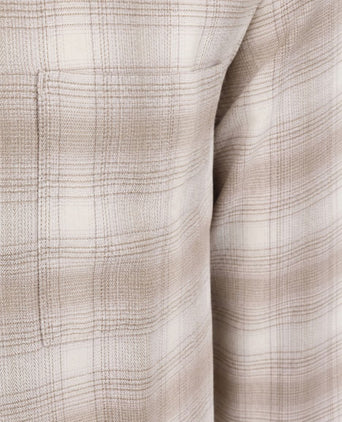 Shirt check beige