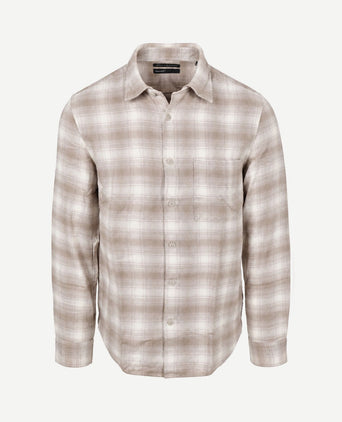 Shirt check beige