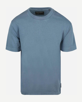 Marc o'polo heavy t-shirt blauw | Regular-fit