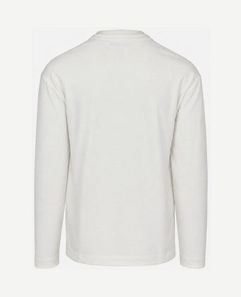 Heavy longsleeve t-shirt silky white