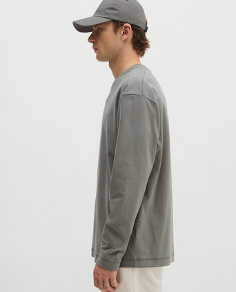Longsleeve heavy t-shirt graphite dust