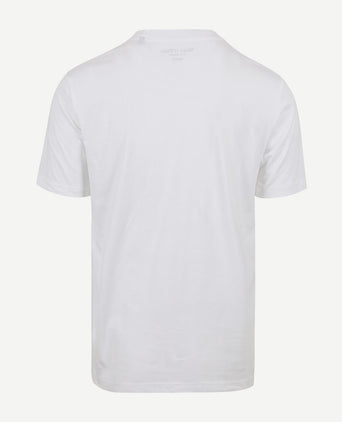 T-shirt bloem wit