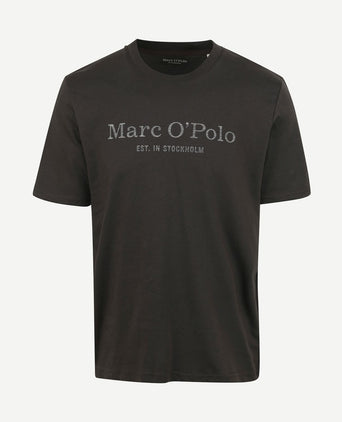 T-shirt logo antraciet