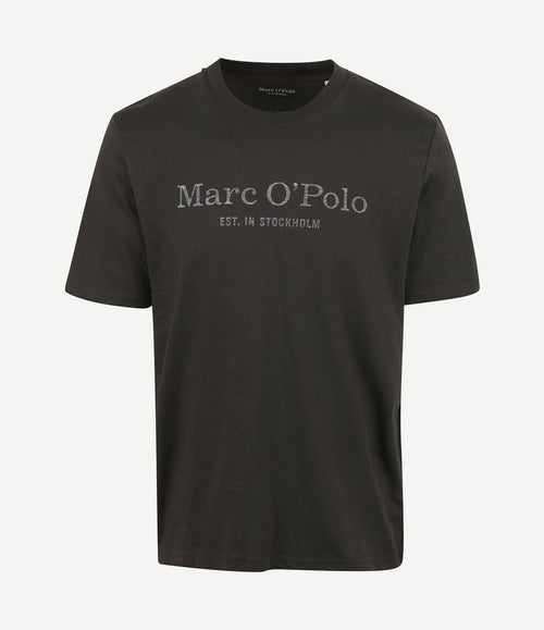 T-shirt logo antraciet