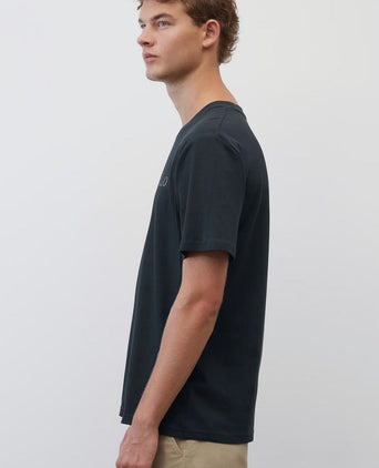Marc o'polo t-shirt logo antraciet | Regular-fit