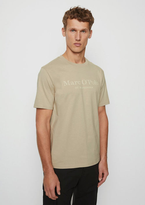 Marc o'polo t-shirt logo beige | Regular-fit