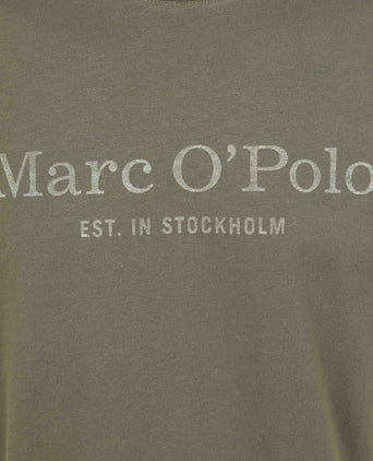 T-shirt logo donkergroen