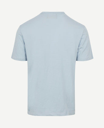 T-shirt slubs lichtblauw