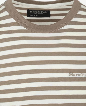 T-shirt stripes kaki