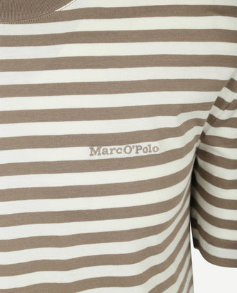 T-shirt stripes kaki