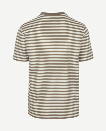 T-shirt stripes kaki
