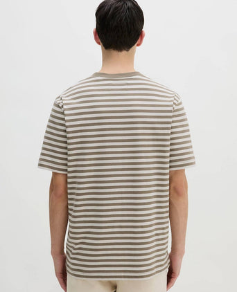 T-shirt stripes kaki