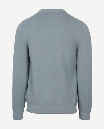 Pullover heavy piqué lichtblauw