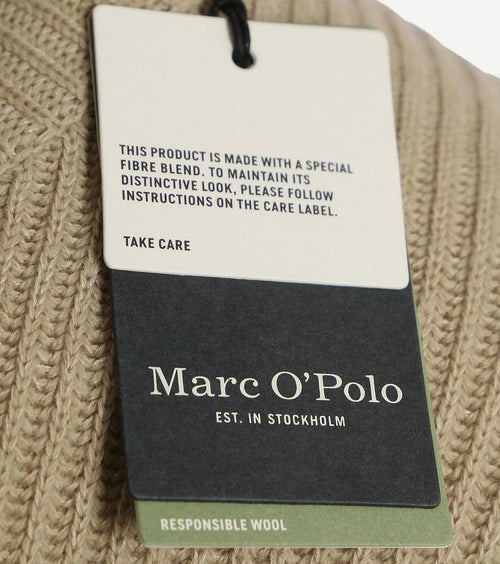 Pullover wol blend beige