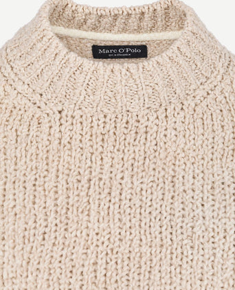Pullover melange medium beige
