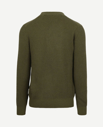 Pullover wol blend groen