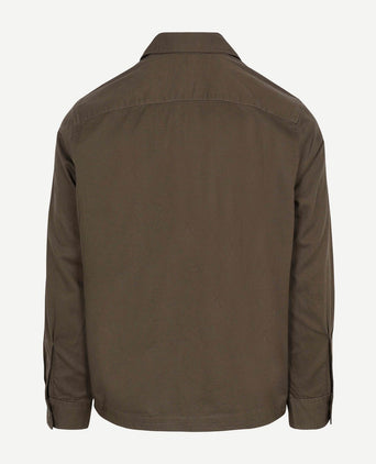 Overshirt bruin