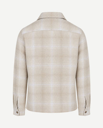 Overshirt woven medium beige