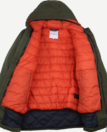 2-in-1 parka pine groen