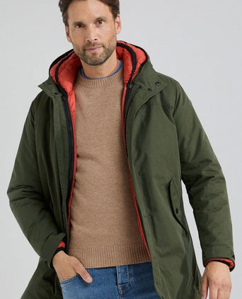 2-in-1 parka pine groen