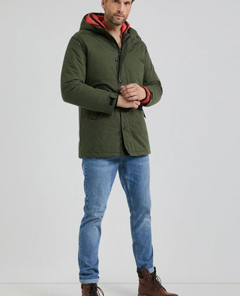 2-in-1 parka pine groen